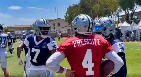 Trevon diggs dak prescott - 2 Aug 2023 ... That was the case on Tuesday after he was forced out of bounds by cornerback Trevon Diggs. Diggs let the Cowboys QB hear about it with a few ...